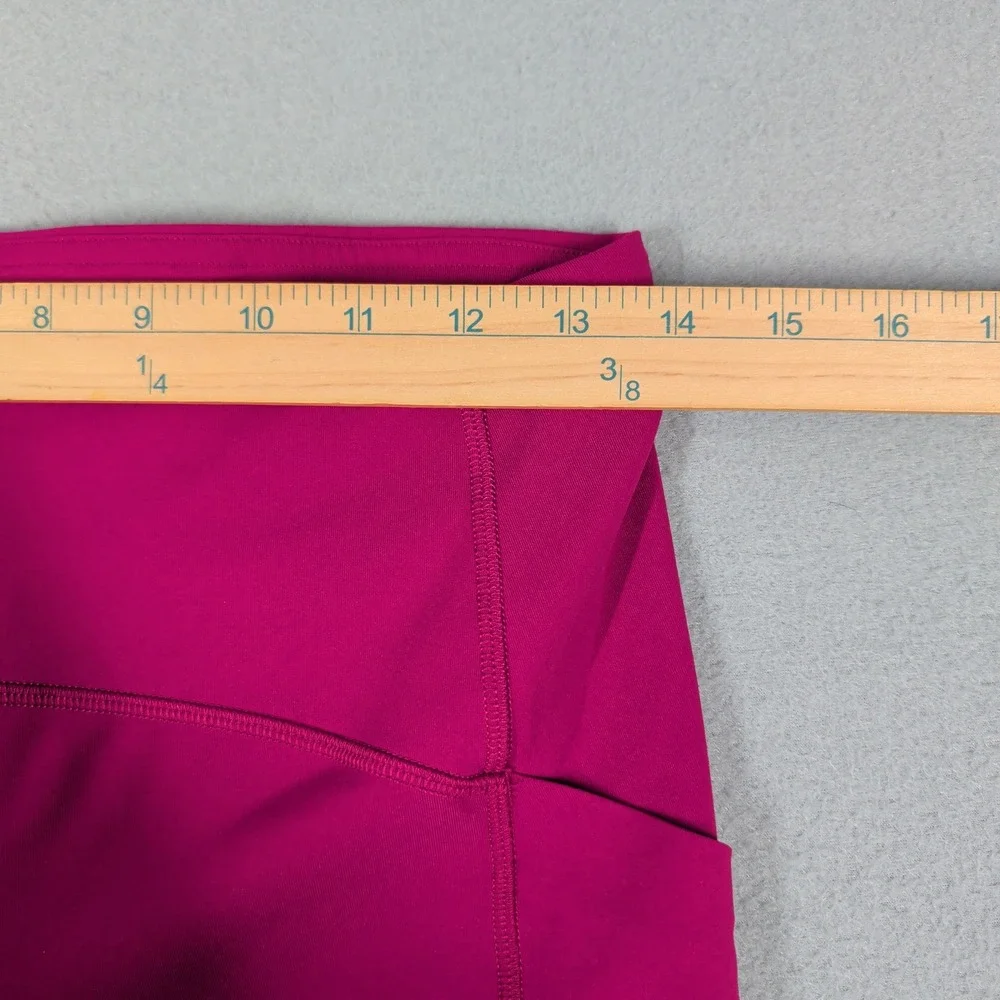 Lululemon Leggings Women 8‎ Pink Speed Up Crop Yoga Running Athletic Activewear